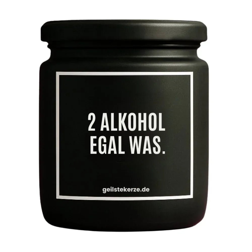 Duftkerze mit Spruch von geilstekerze ist der neue Geschenketrend. Diese witzige Kerze Vegane Bio-Kerze mit Spruch – 2 ALKOHOL EGAL WAS brennt mega lange sagenhafte 80 Stunde, hochwertige ätherische Öle schaffen beste Duftverteilung. Mit 1400 lustigen Sprüchen perfekt zum Verschenken. Handgemacht in Deutschland von geilstekerze.shop -Die beste Duftkerze die du kaufen kannst.