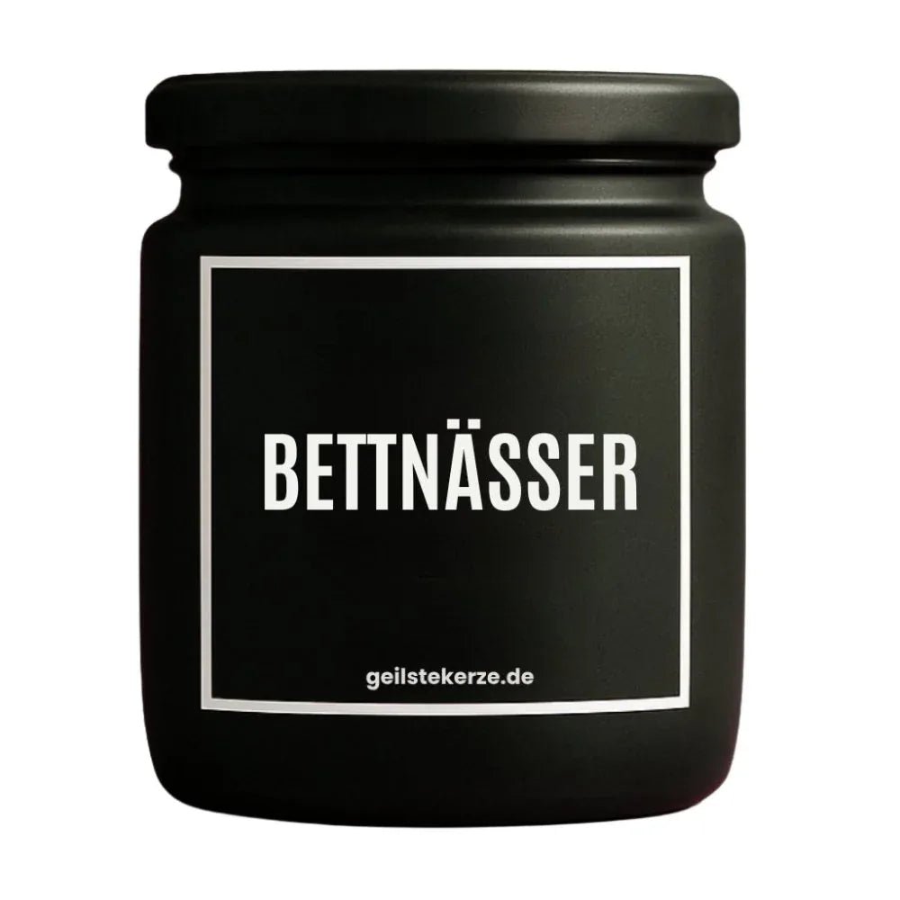 Vegane Bio-Kerze mit Spruch – BETTNÄSSER