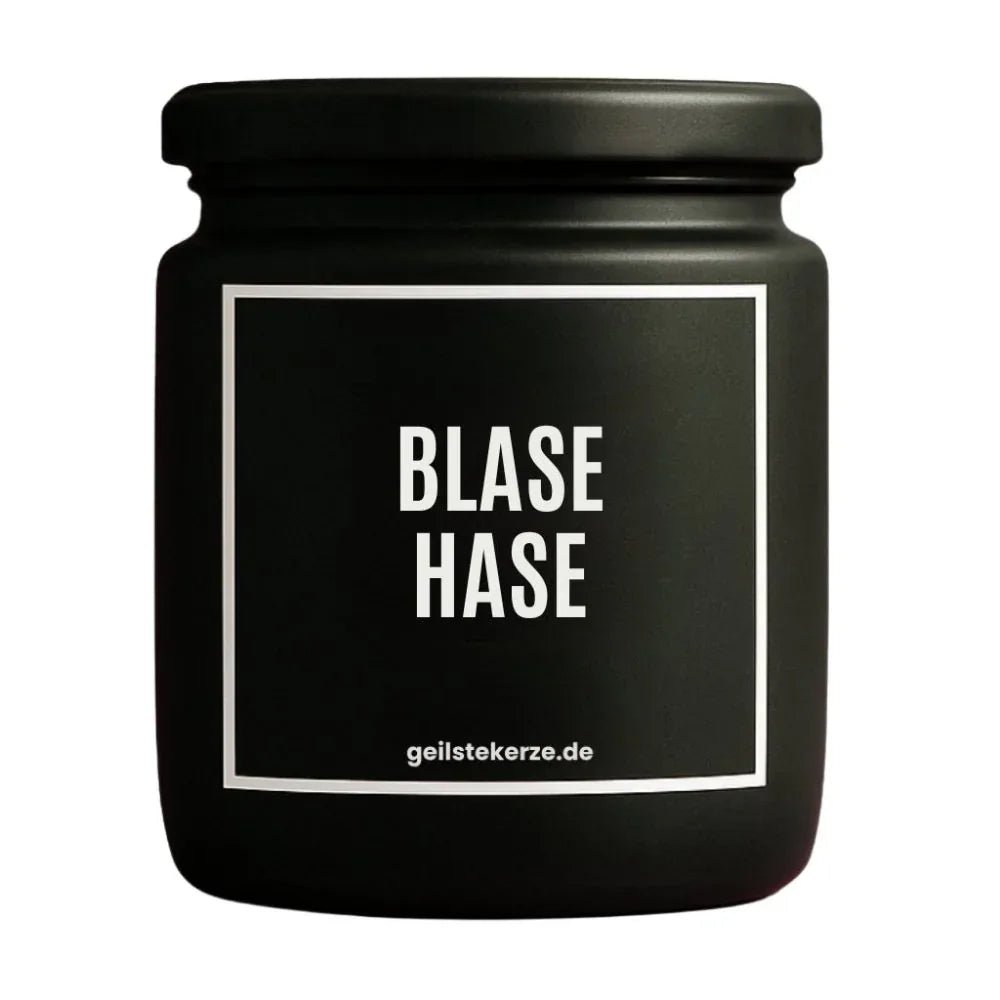 Vegane Bio-Kerze mit Spruch – BLASEHASE