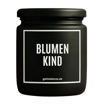 BLUMENKIND Duftkerze Detail – weißes Sojawachs, handgemacht