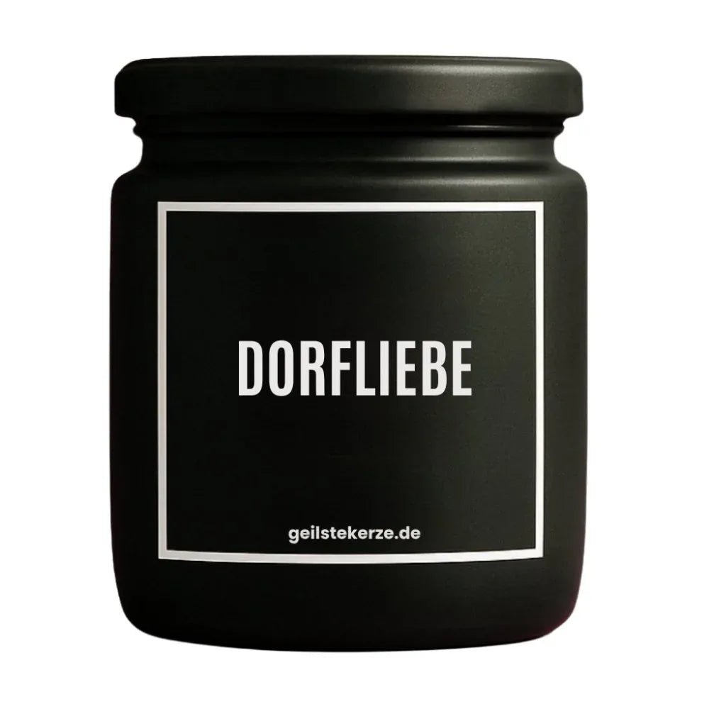 Vegane Bio-Kerze mit Spruch – DORFLIEBE