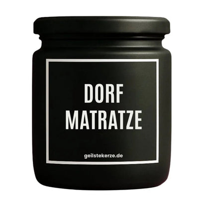 DORFMATRATZE Duftkerze Detail – weißes Sojawachs, handgemacht