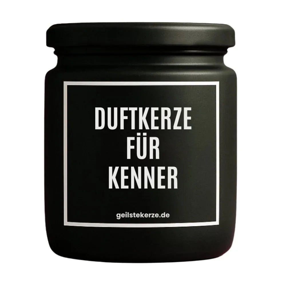 Vegane Bio-Kerze mit Spruch – DUFTKERZE FÜR KENNER