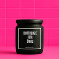Vegane Bio-Kerze mit Spruch – DUFTKERZE FÜR ÖKOS