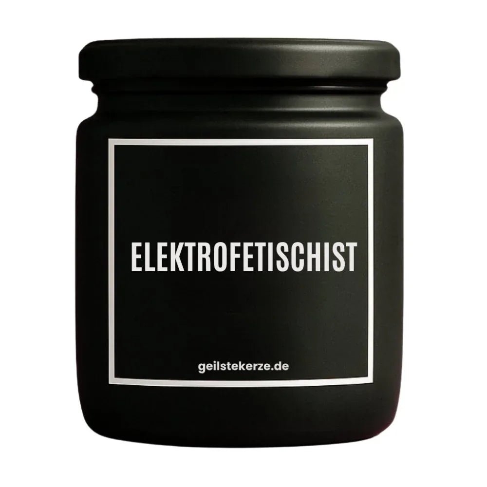 Vegane Bio-Kerze mit Spruch – ELEKTROFETISCHIST