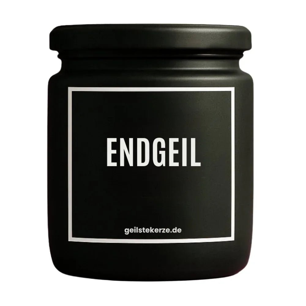 Duftkerze mit Spruch von geilstekerze ist der neue Geschenketrend. Diese witzige Kerze Vegane Bio-Kerze mit Spruch – ENDGEIL brennt mega lange sagenhafte 80 Stunde, hochwertige ätherische Öle schaffen beste Duftverteilung. Mit 1400 lustigen Sprüchen perfekt zum Verschenken. Handgemacht in Deutschland von geilstekerze.shop -Die beste Duftkerze die du kaufen kannst.