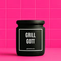 Vegane Bio-Kerze mit Spruch – GRILLGOTT