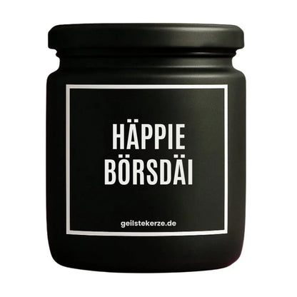 HAEPPIE BOERSDAEI Duftkerze Detail – Sojawachs, handgemacht