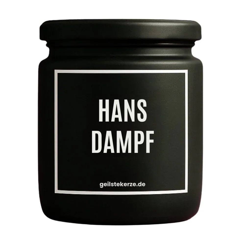 Vegane Bio-Kerze mit Spruch – HANSDAMPF