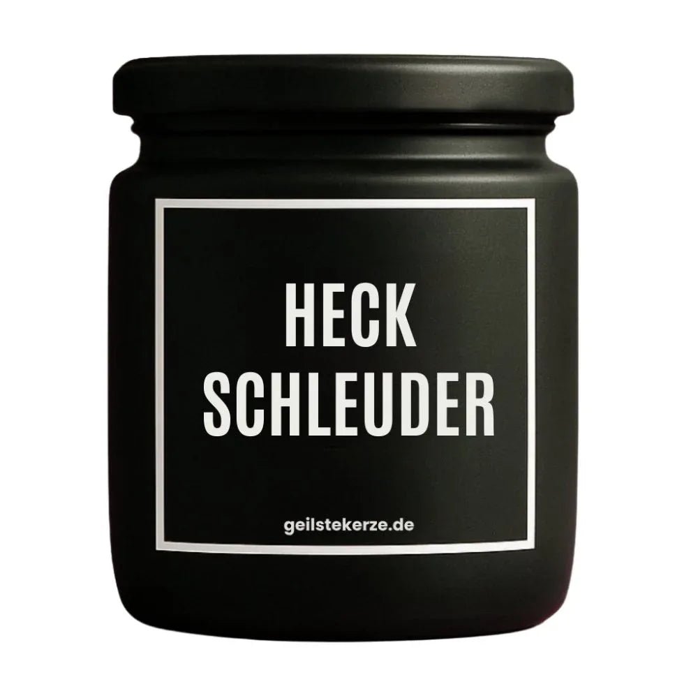Vegane Bio-Kerze mit Spruch – HECKSCHLEUDER