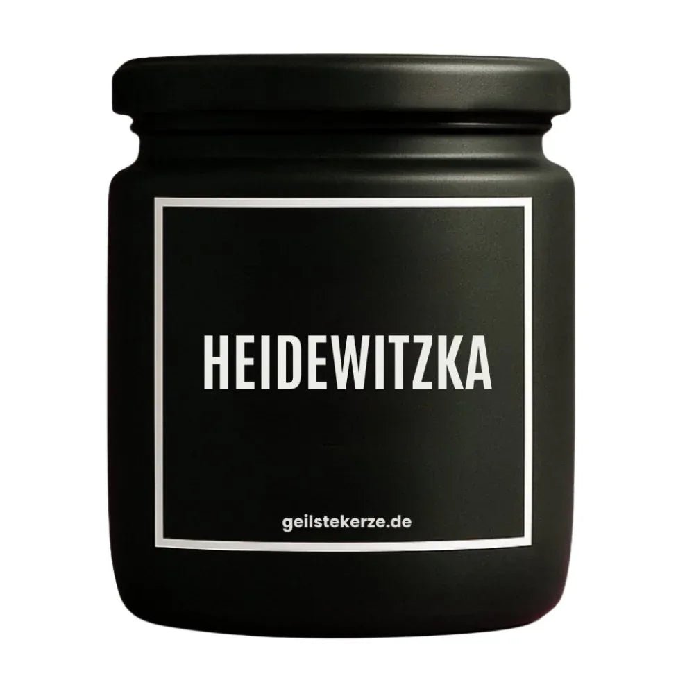 Vegane Bio-Kerze mit Spruch – HEIDEWITZKA