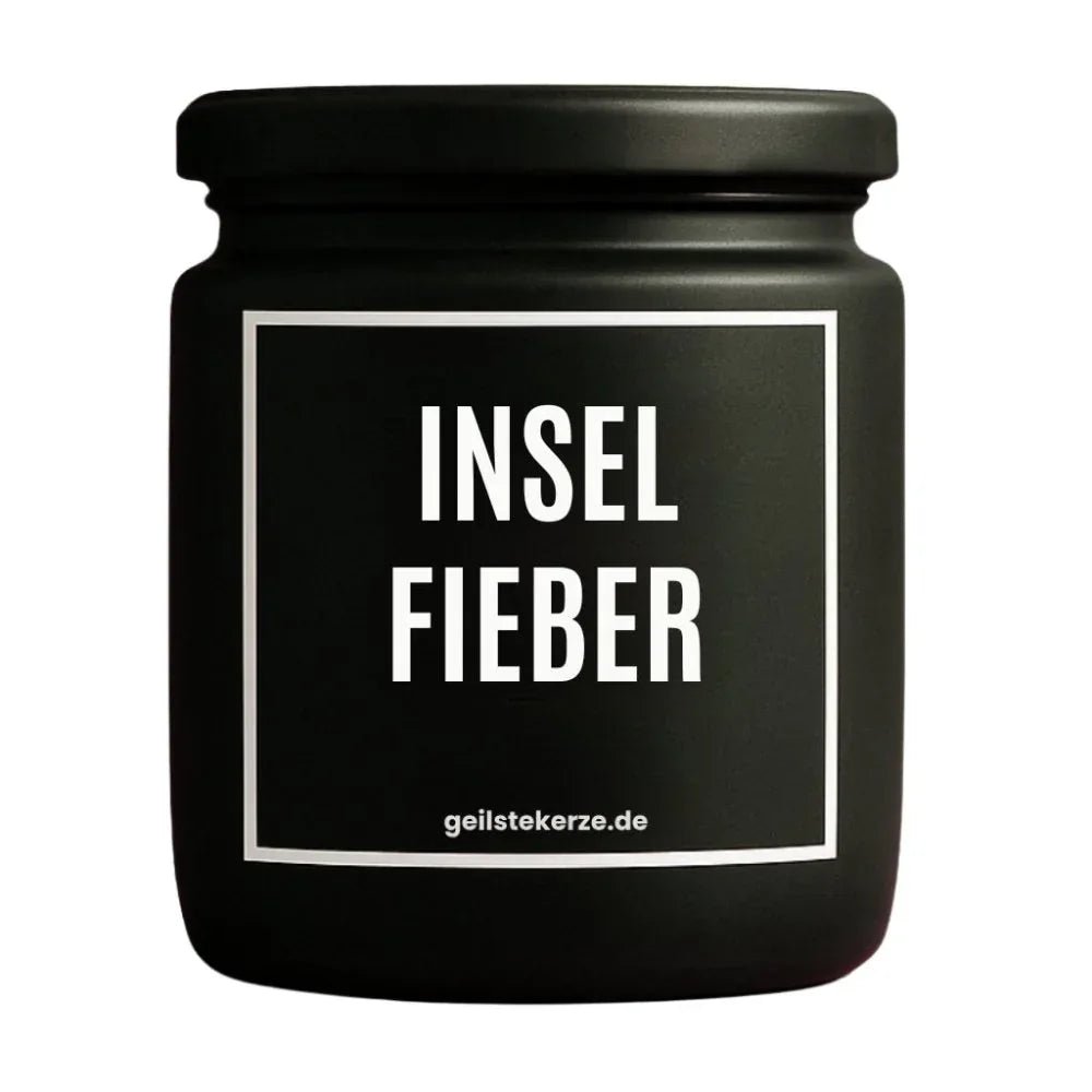 Vegane Bio-Kerze mit Spruch – INSELFIEBER