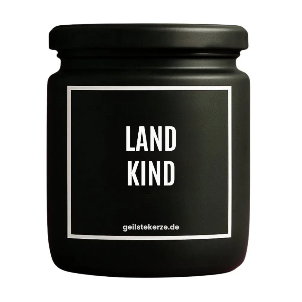 Vegane Bio-Kerze mit Spruch – LANDKIND