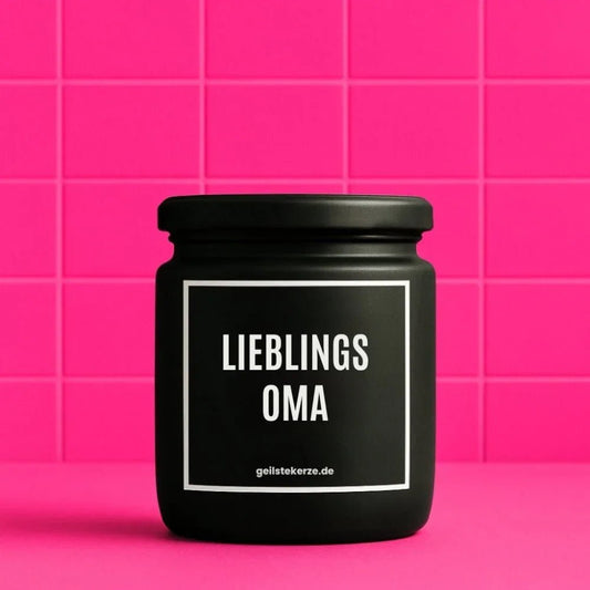 Vegane Bio-Kerze mit Spruch – LIEBLINGSOMA