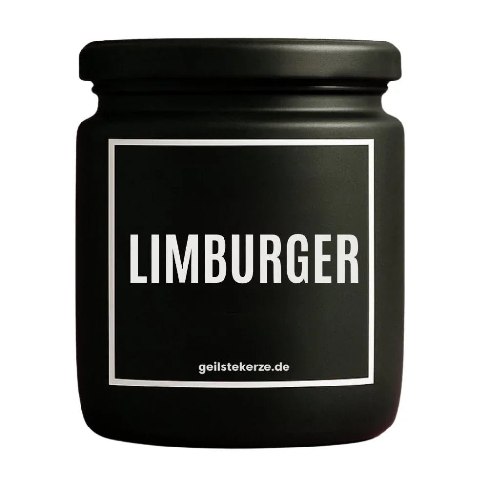 Vegane Bio-Kerze mit Spruch – LIMBURGER