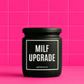 Vegane Bio-Kerze mit Spruch – MILF UPGRADE