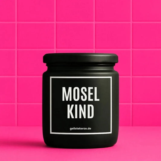 Vegane Bio-Kerze mit Spruch – MOSELKIND