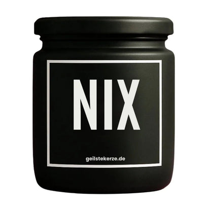 NIX Duftkerze Detail – weißes Sojawachs, handgemacht