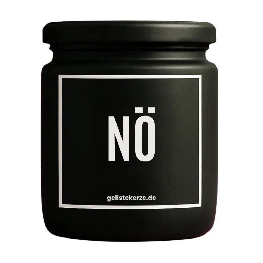 Vegane Bio-Kerze mit Spruch – NÖ