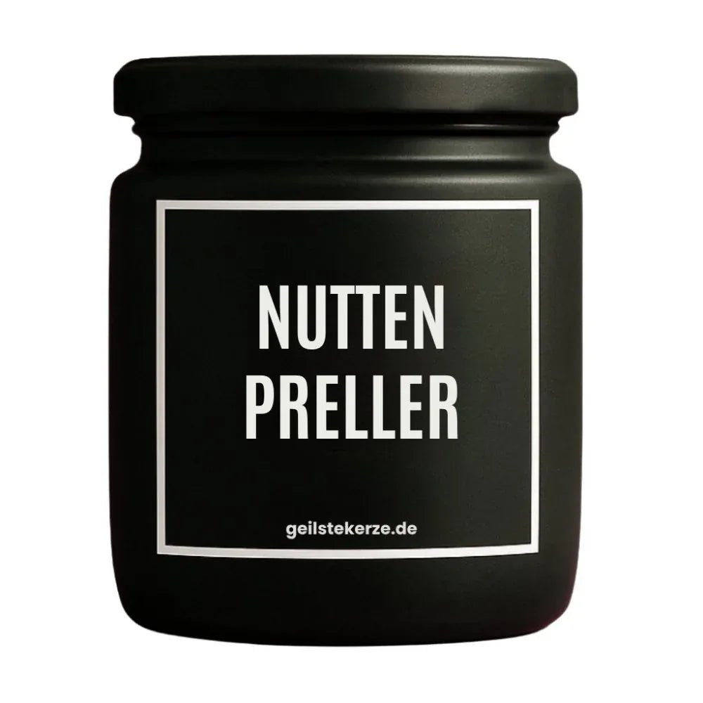Duftkerze mit Spruch von geilstekerze ist der neue Geschenketrend. Diese witzige Kerze Vegane Bio-Kerze mit Spruch – NUTTENPRELLER brennt mega lange sagenhafte 80 Stunde, hochwertige ätherische Öle schaffen beste Duftverteilung. Mit 1400 lustigen Sprüchen perfekt zum Verschenken. Handgemacht in Deutschland von geilstekerze.shop -Die beste Duftkerze die du kaufen kannst.