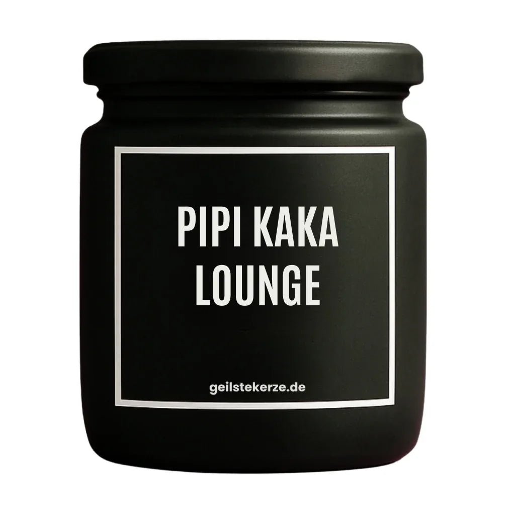 Vegane Bio-Kerze mit Spruch – PIPI KAKA LOUNGE