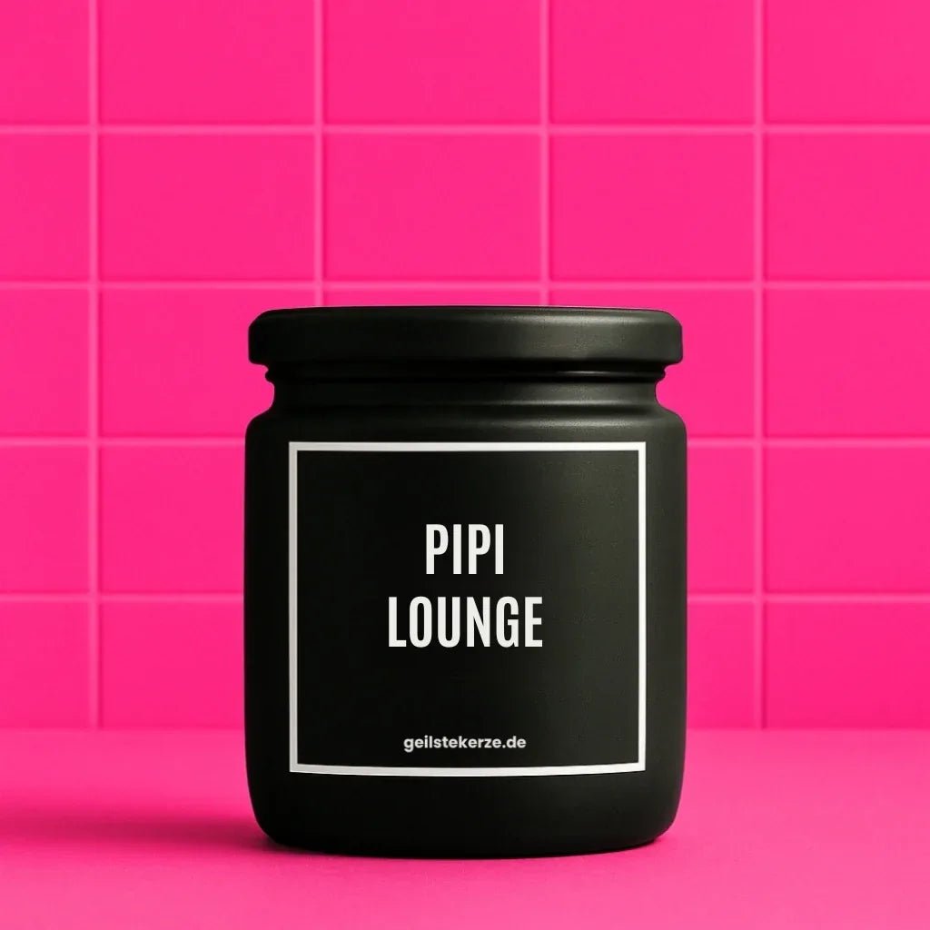 Vegane Bio-Kerze mit Spruch – PIPI LOUNGE