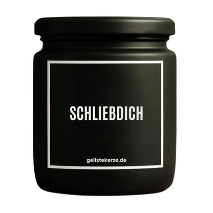 Duftkerze mit Spruch von geilstekerze ist der neue Geschenketrend. Diese witzige Kerze Vegane Bio-Kerze mit Spruch – SCHLIEBDISCH brennt mega lange sagenhafte 80 Stunde, hochwertige ätherische Öle schaffen beste Duftverteilung. Mit 1400 lustigen Sprüchen perfekt zum Verschenken. Handgemacht in Deutschland von geilstekerze.shop -Die beste Duftkerze die du kaufen kannst.
