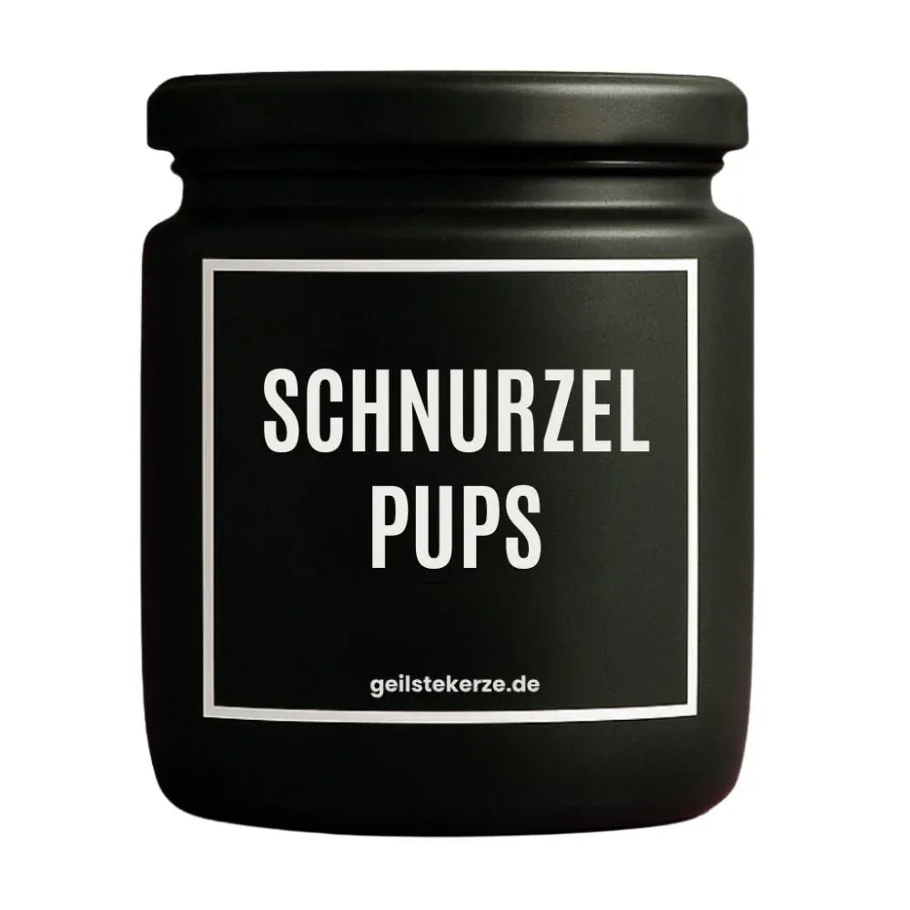 Duftkerze mit Spruch von geilstekerze ist der neue Geschenketrend. Diese witzige Kerze Vegane Bio-Kerze mit Spruch – SCHNURZELPUPS brennt mega lange sagenhafte 80 Stunde, hochwertige ätherische Öle schaffen beste Duftverteilung. Mit 1400 lustigen Sprüchen perfekt zum Verschenken. Handgemacht in Deutschland von geilstekerze.shop -Die beste Duftkerze die du kaufen kannst.