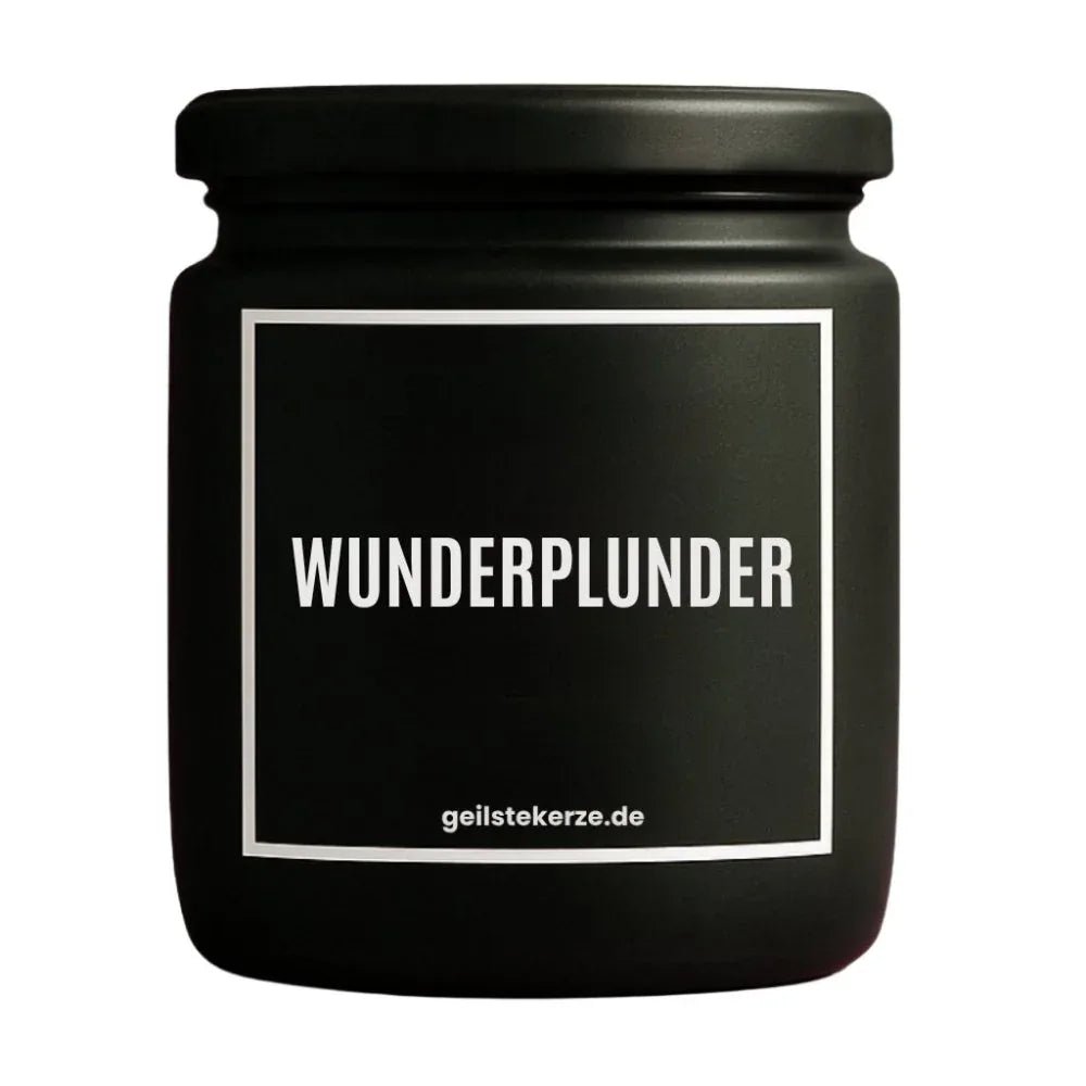 Vegane Bio-Kerze mit Spruch – WUNDERPLUNDER