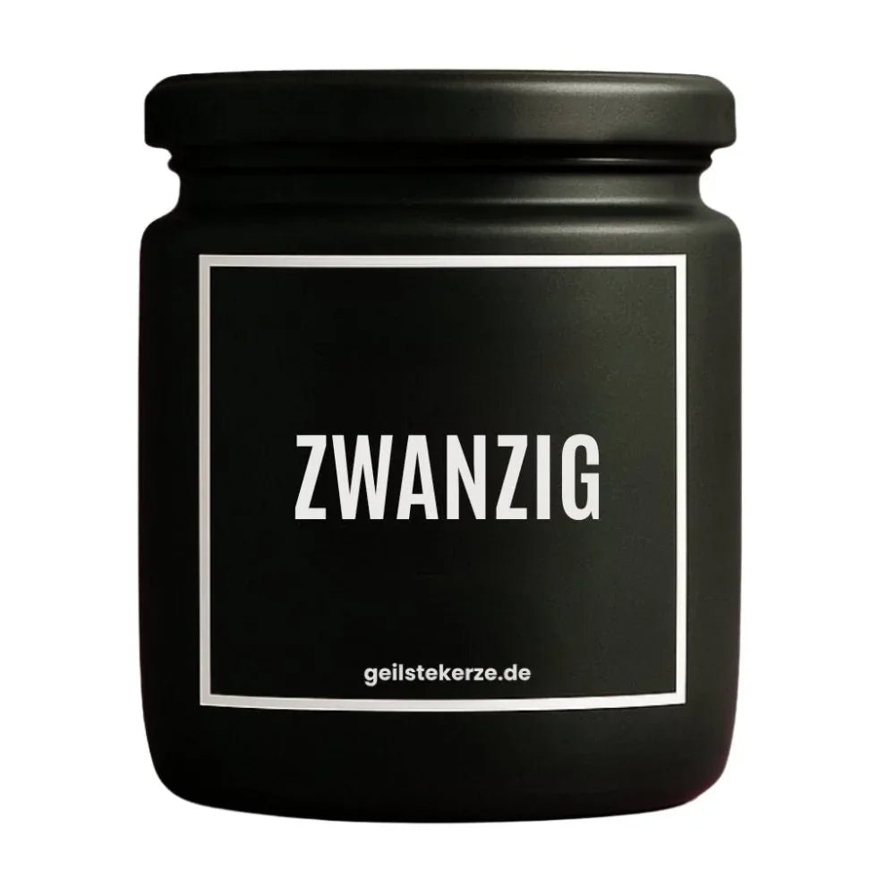 Duftkerze mit Spruch von geilstekerze ist der neue Geschenketrend. Diese witzige Kerze Vegane Bio-Kerze mit Spruch – ZWANZIG brennt mega lange sagenhafte 80 Stunde, hochwertige ätherische Öle schaffen beste Duftverteilung. Mit 1400 lustigen Sprüchen perfekt zum Verschenken. Handgemacht in Deutschland von geilstekerze.shop -Die beste Duftkerze die du kaufen kannst.